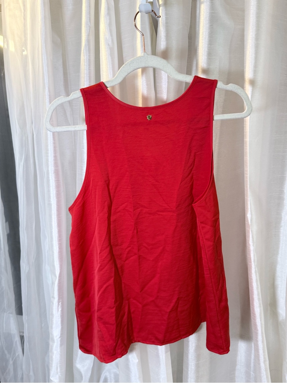 Fabletics Red Racerback Tank Top - Picture 2 of 4